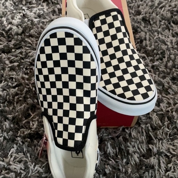 Checker slip on vans black and white - Picture 1 of 4